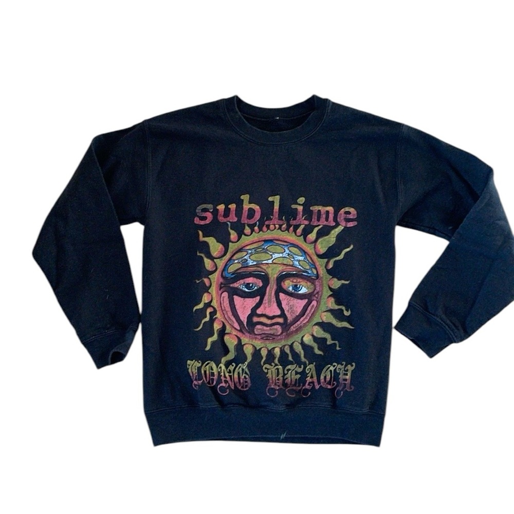 Sublime Black Sweatshirt, Size Small